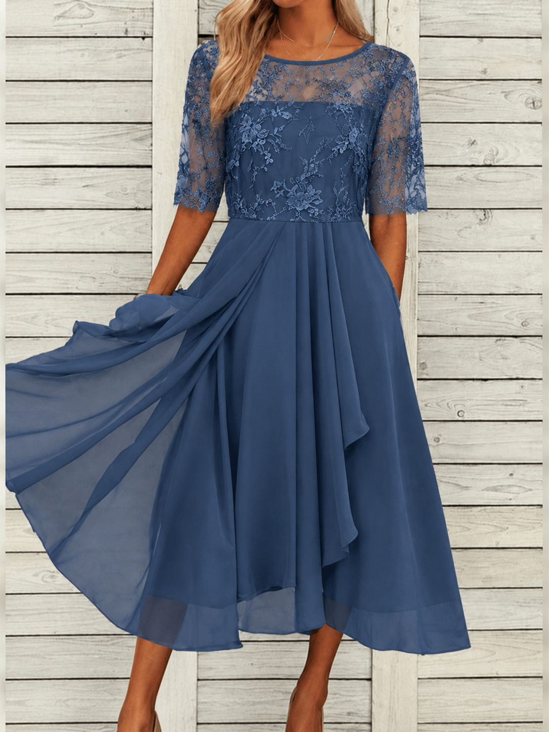 Clara – Elegantes Spitzenkleid für Damen