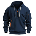 Herren Hoodie mit Reißverschlusstaschen und Kapuze | J&B - 1 - Jasminaboutique.com