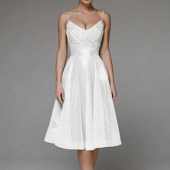 Lena – Elegant Open Back Dress - Image 3