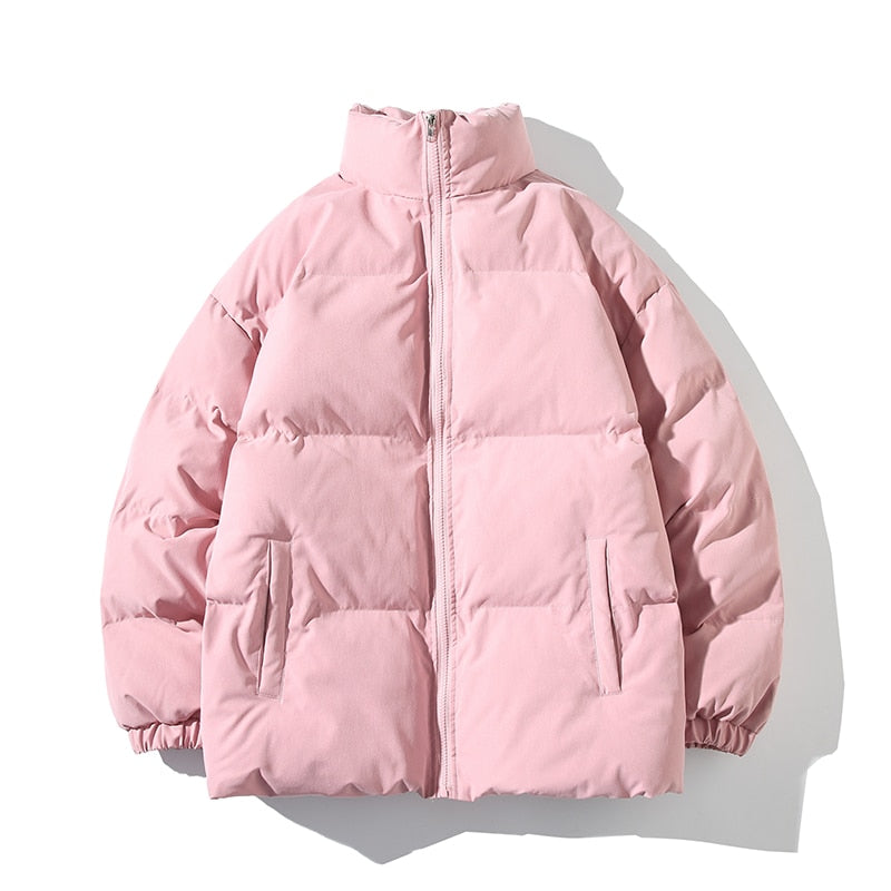 Puffer Jacket Women's Relaxed Fit with High Collar - Image 3
