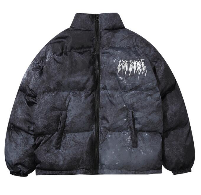 Puffer Jacket Men's Oversized Fit with Bold Print - Image 7
