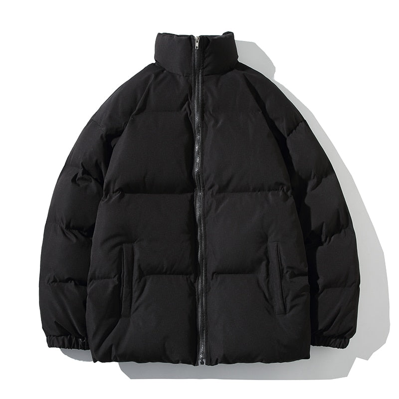 Puffer Jacket Women's Relaxed Fit with High Collar - Image 1