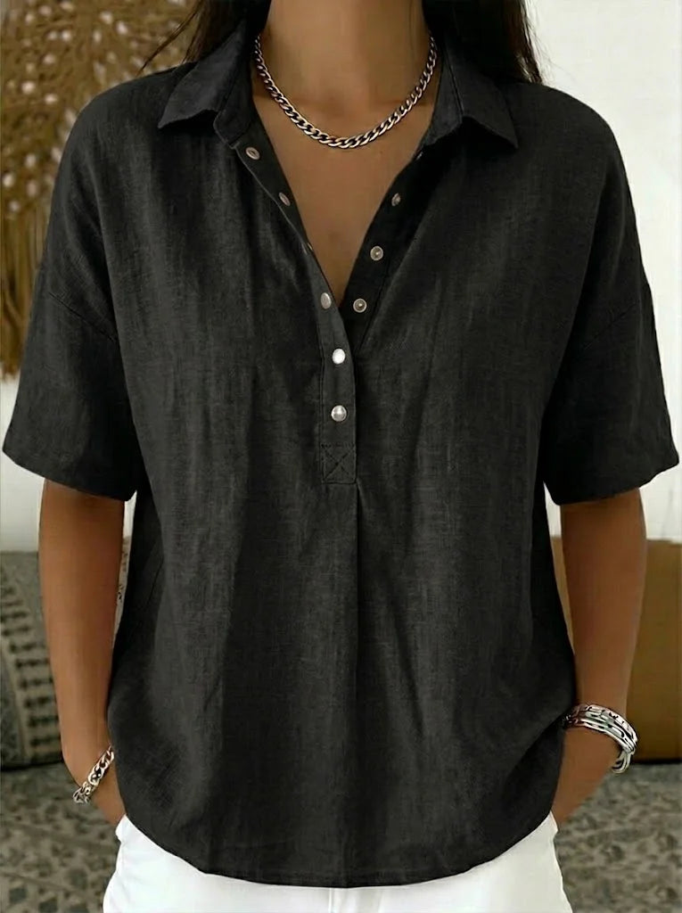 Isabella – Button-Up Collar Blouse - Image 7