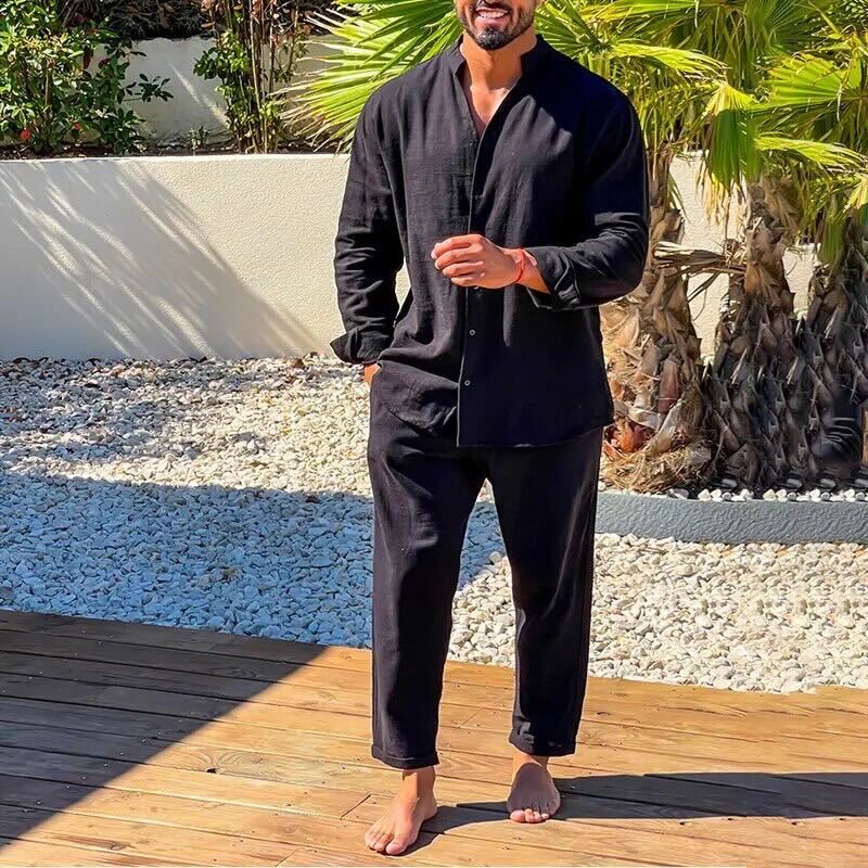 Adrian – Long Sleeves Summer Outfit - Image 2