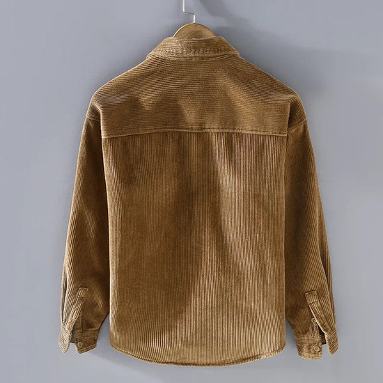Herren Cordjacke mit Knopfleiste und zwei Taschen | J&B - 5 - Jasminaboutique.com