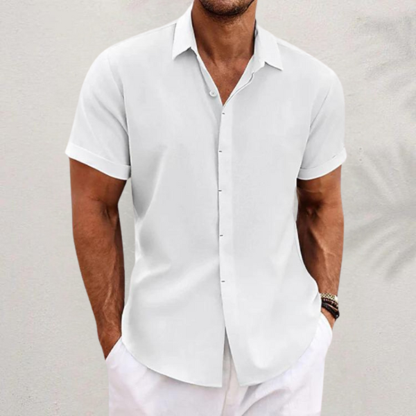 Lukas – Classic Collared Button Shirt - Image 5