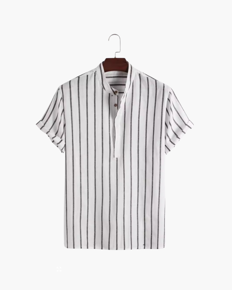 Tim – Striped Short Sleeve Shirt - Image 5