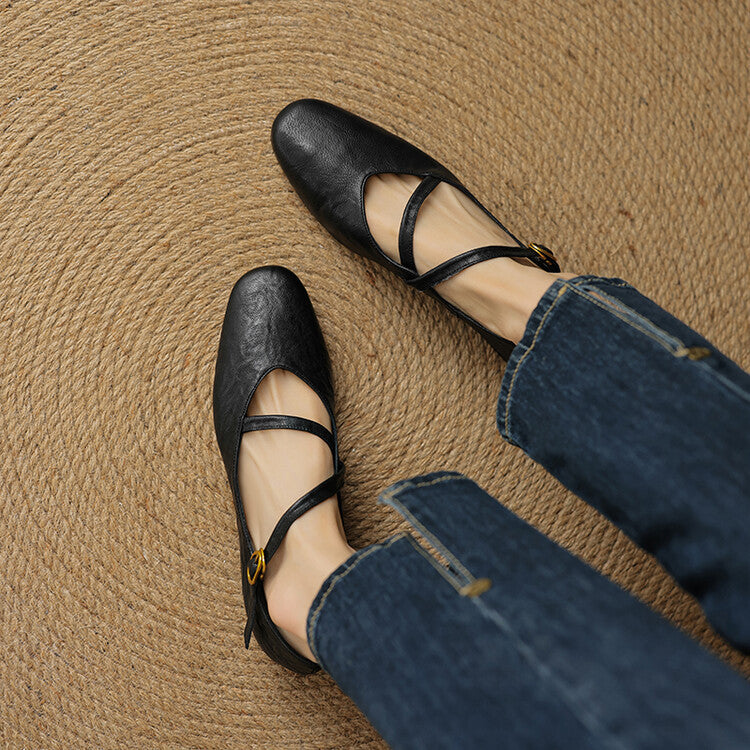 Sophie – Women Elegant Strap Flats - Image 5