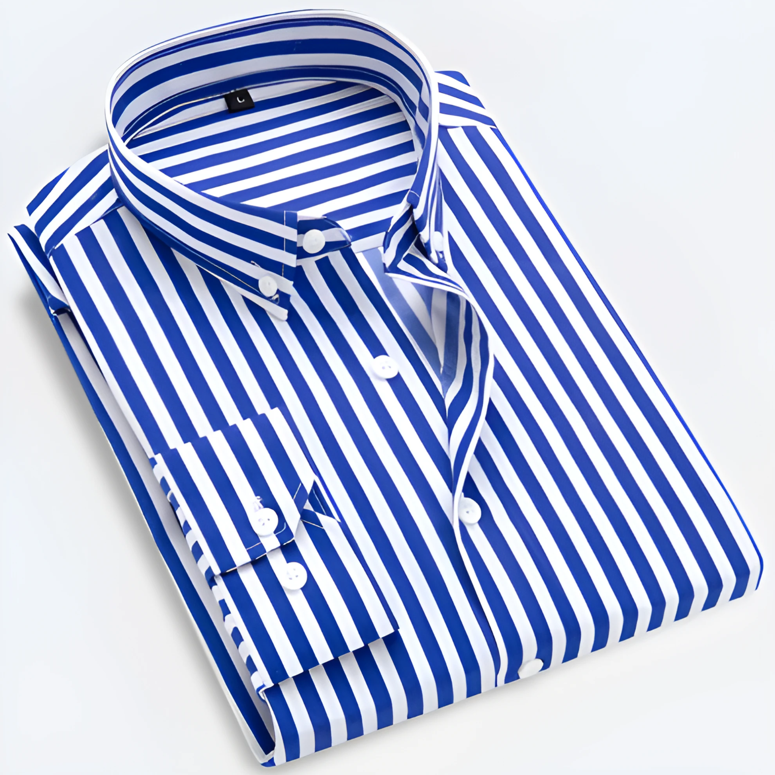 Fabian – Striped Long Sleeve Shirt - Image 7