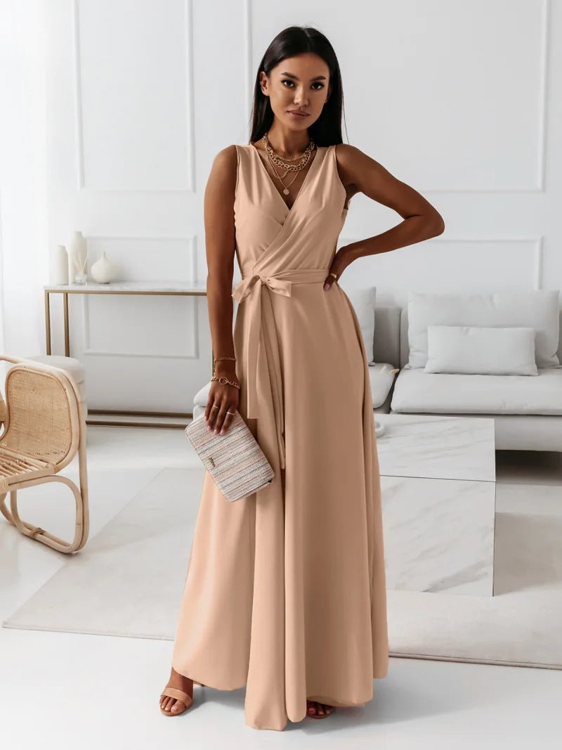 Sofia – Women Wedding Guest Wrap Maxi Dress - Image 5