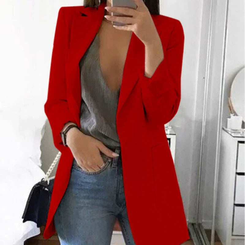 Blazer Damen in taillierter Passform mit elegantem Schnitt | J&B - 8 - Jasminaboutique.com