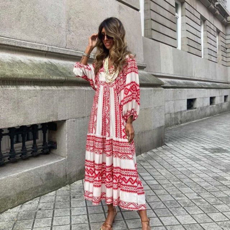 Lily – Women Floral Print Maxi Dress - Image 13