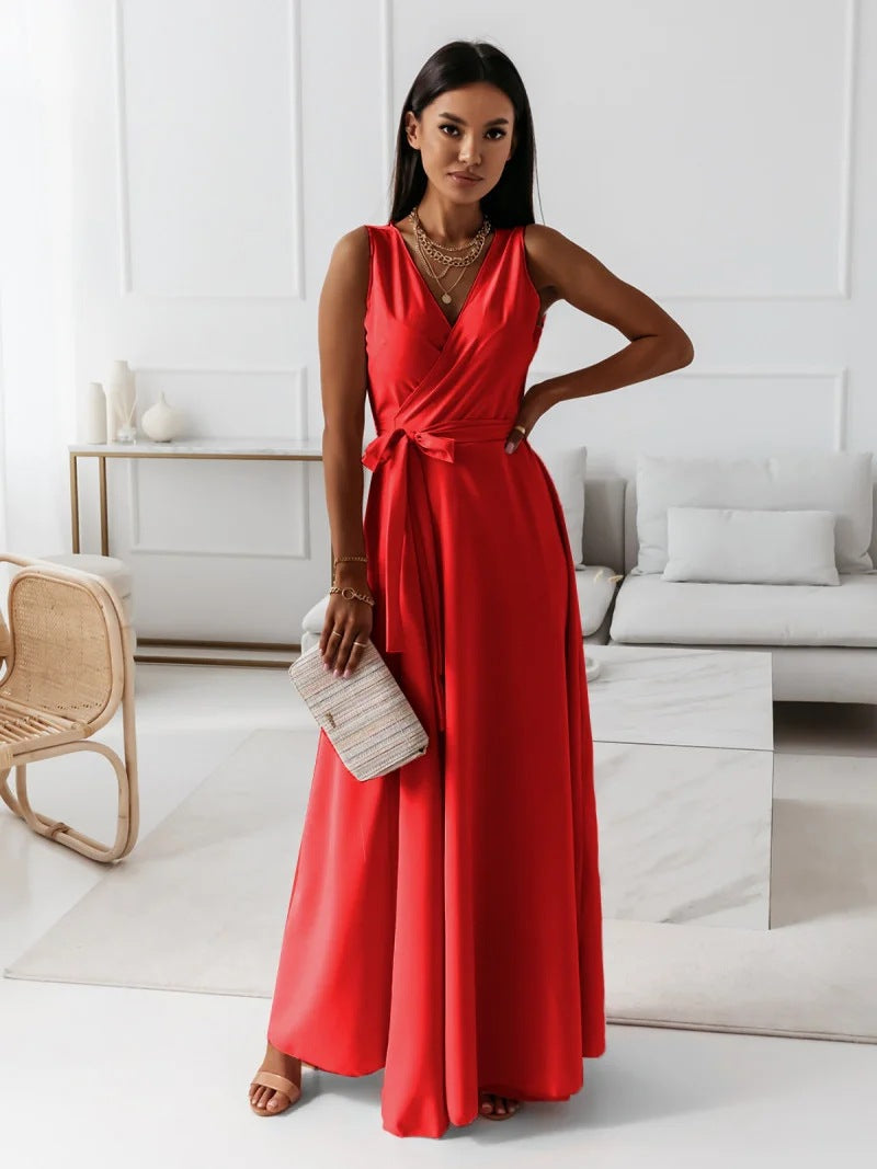 Sofia – Women Wedding Guest Wrap Maxi Dress - Image 4