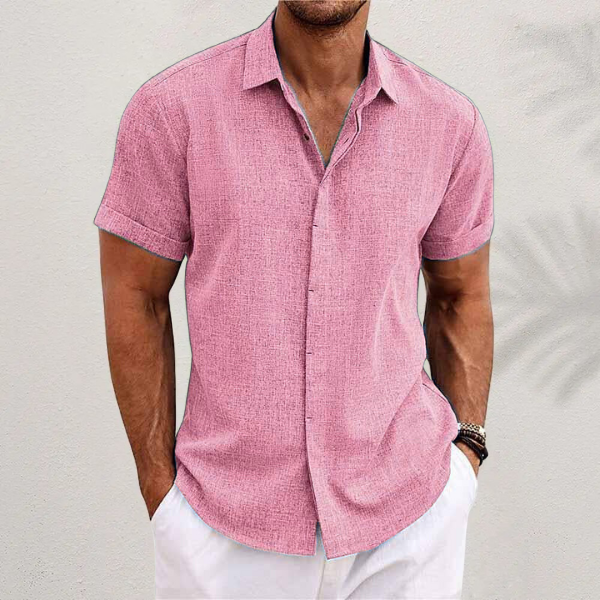 Lukas – Classic Collared Button Shirt - Image 7