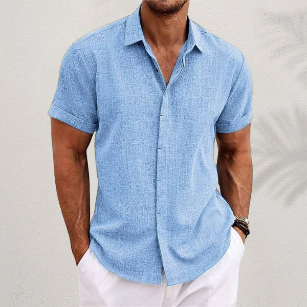 Lukas – Classic Collared Button Shirt - Image 6