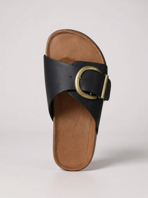 Chloe – Women Cushioned Buckle Sandals - Image 1