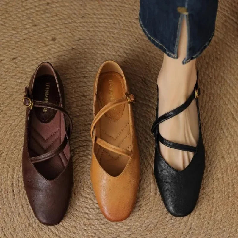 Sophie – Women Elegant Strap Flats - Image 9
