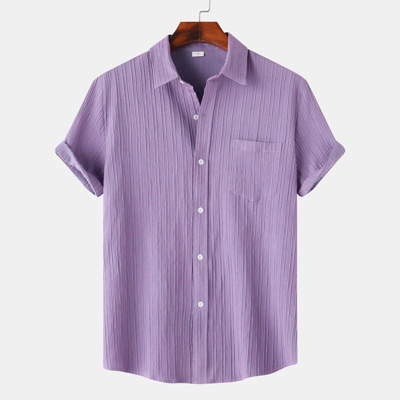 Noah – Polo Collar Short Sleeve Shirt - Image 1