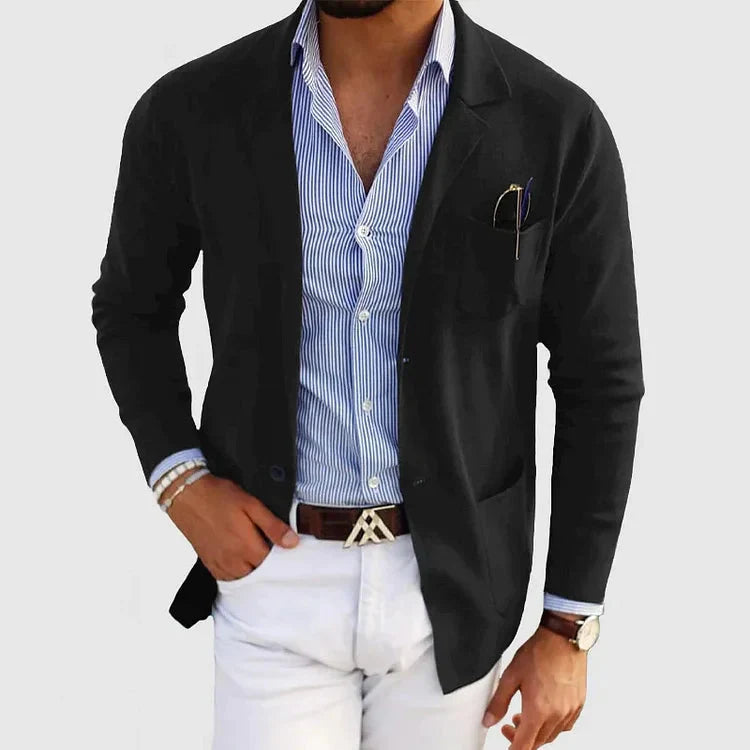 Blazer Men's Tailored Fit with Single Button Closure - Image 5