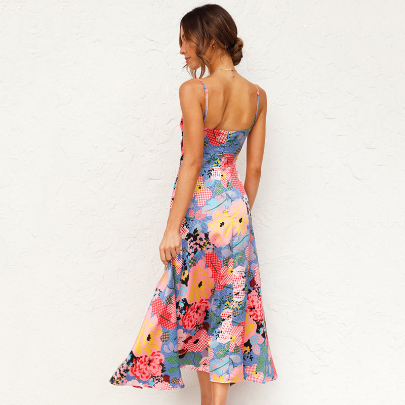 Lila – Women Floral Print Summer Dress - Image 5