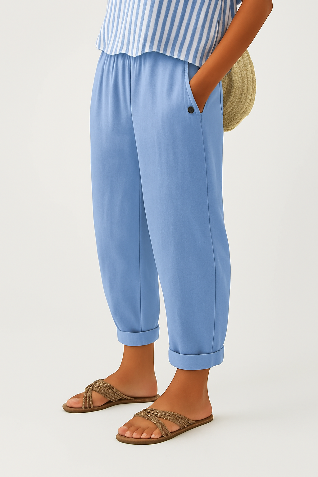 Emma – Timeless Plain Everyday Trousers - Image 8