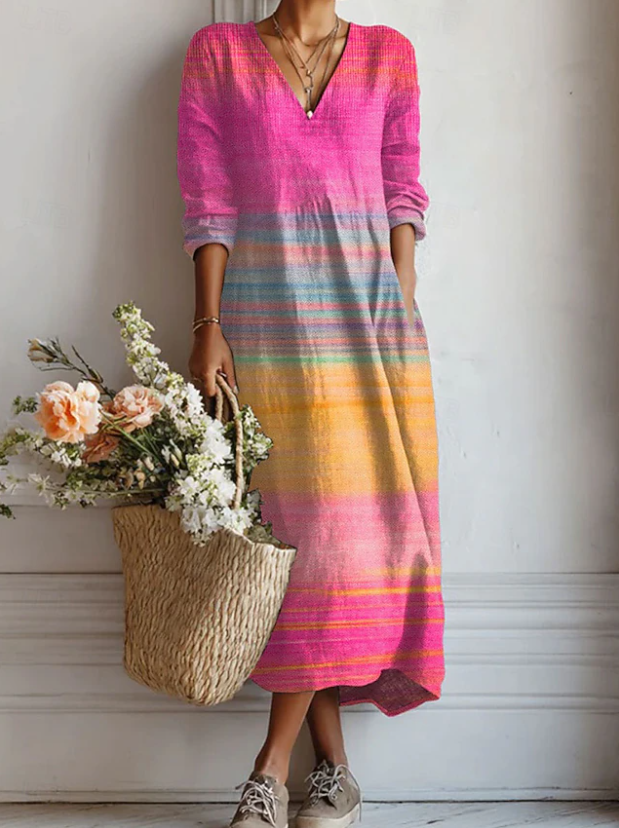 Annika – Bohemian Maxi Dress - Image 1