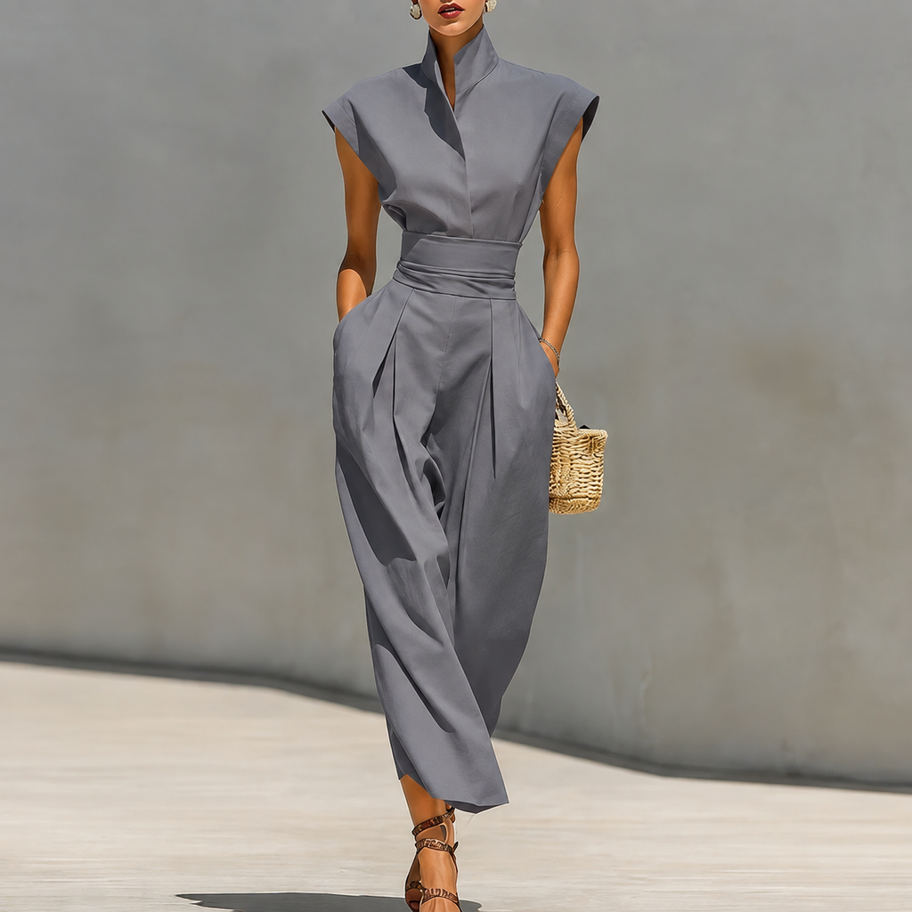Elegantes Midi-Kleid für Damen mit Plissee-Detail | J&B