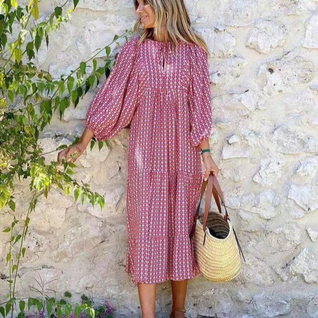 Lily – Women Floral Print Maxi Dress - Image 17