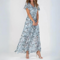 Clara – Women Floral Print Maxi Dress - Image 3