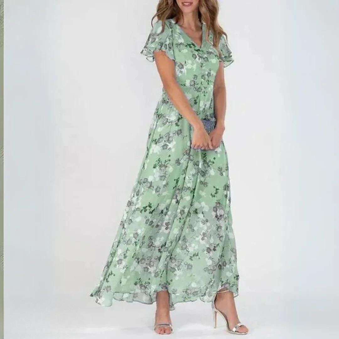 Clara – Women Floral Print Maxi Dress - Image 4