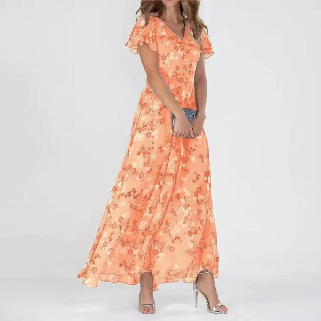 Clara – Women Floral Print Maxi Dress - Image 5