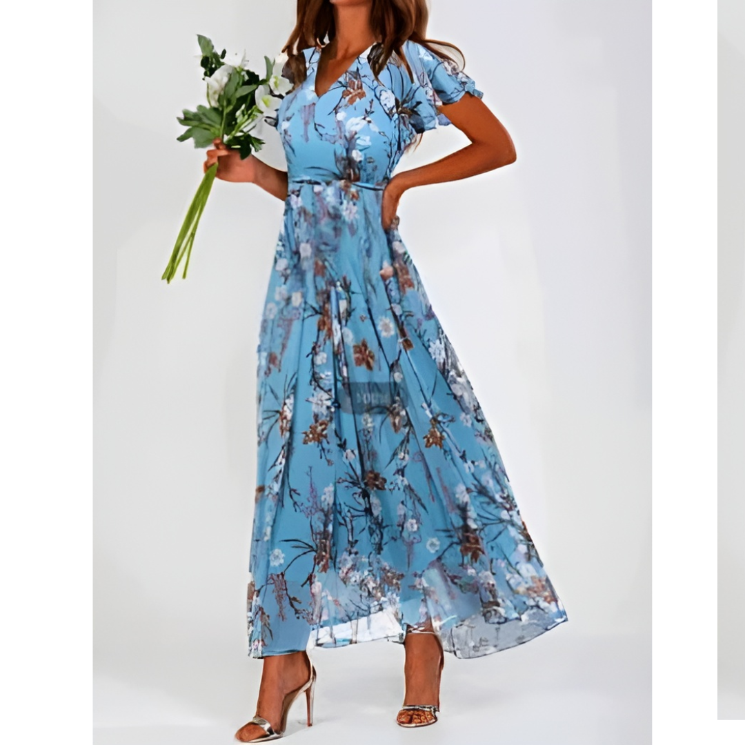 Sophia – Women Maxi Floral Dress - Image 8