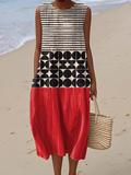 Yvonne – Stylish Colorblock  Summer Dress - Image 1
