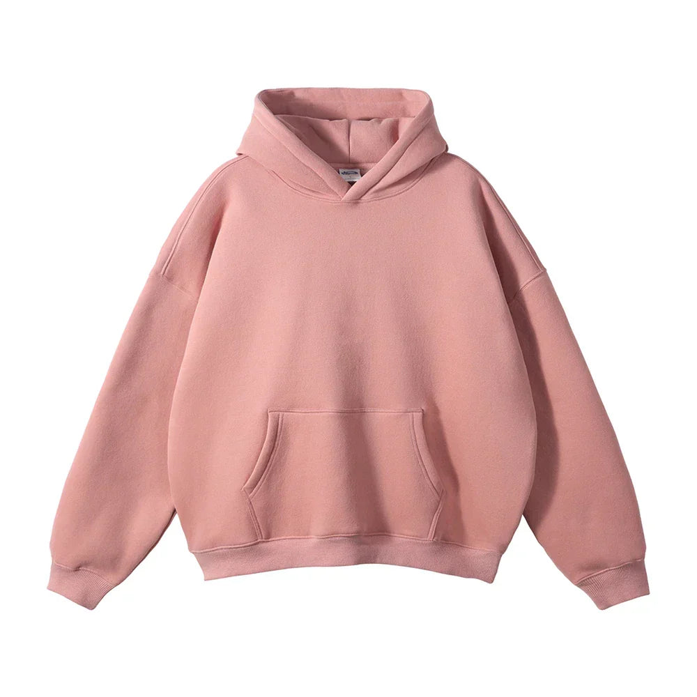 Hoodie Unisex in lockerer Passform mit Känguru-Tasche | J&B - 7 - Jasminaboutique.com