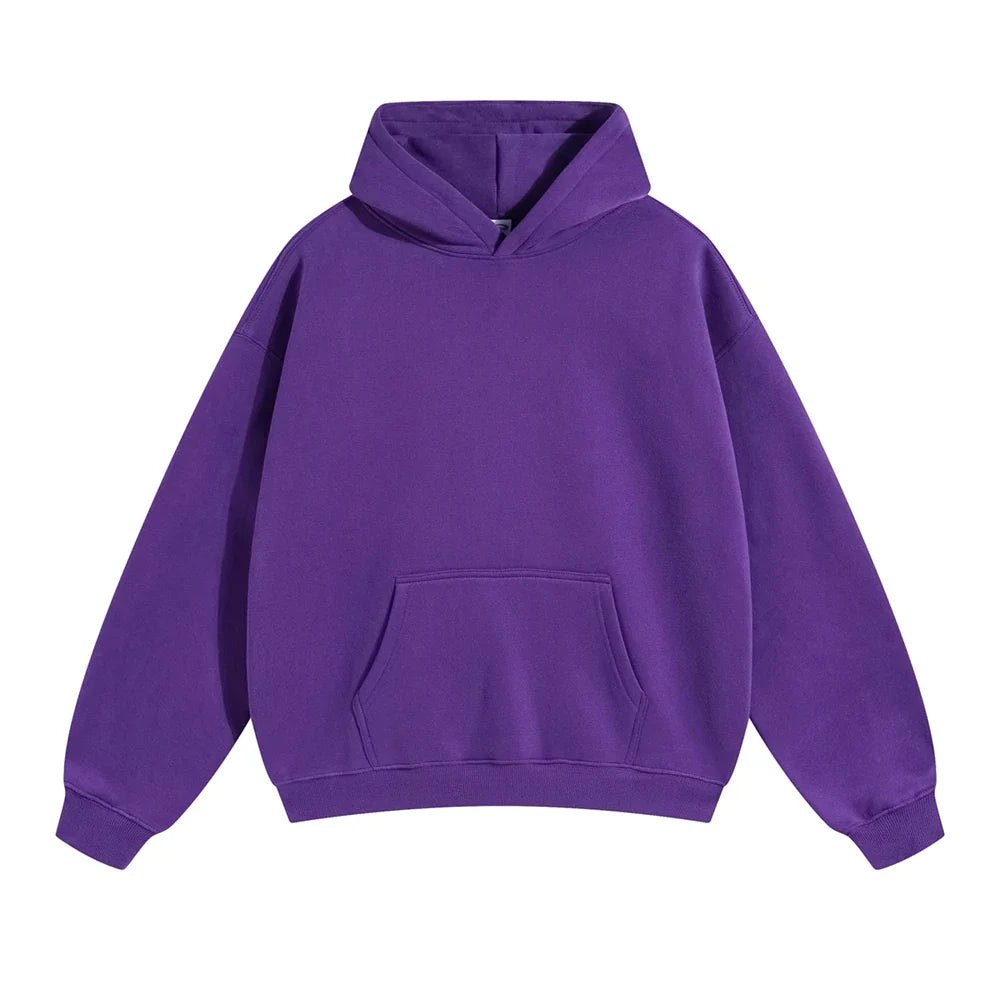 Hoodie Unisex in lockerer Passform mit Känguru-Tasche | J&B - 12 - Jasminaboutique.com