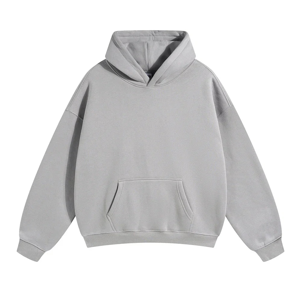 Hoodie Unisex in lockerer Passform mit Känguru-Tasche | J&B - 22 - Jasminaboutique.com