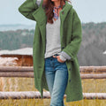 Damen Mantel mit Kapuze und Knopfleiste | J&B - 1 - Jasminaboutique.com