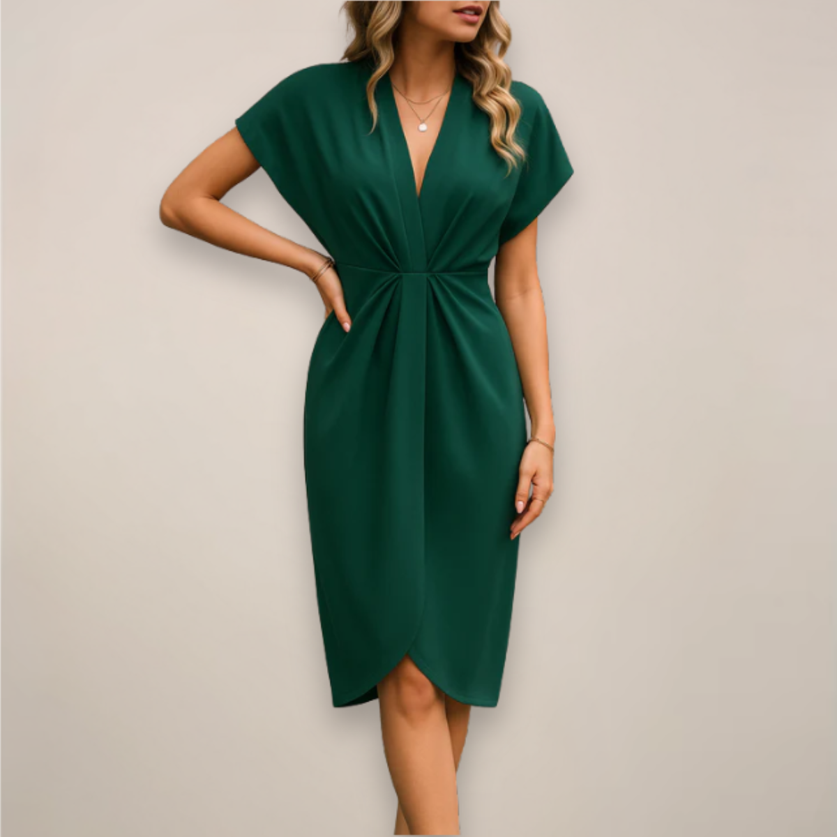 Sophie – Women Elegant Midi Dress - Image 4