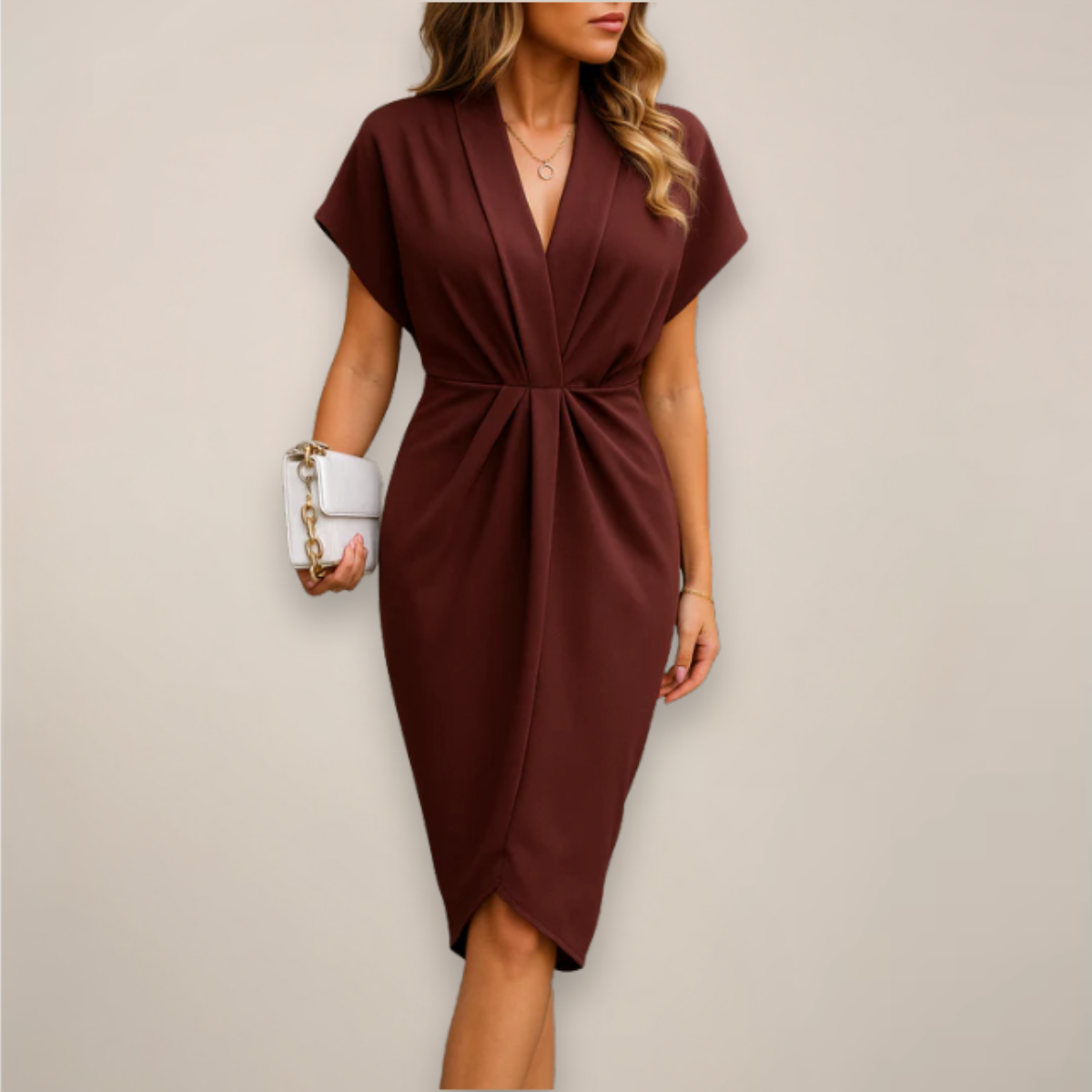 Sophie – Women Elegant Midi Dress - Image 5