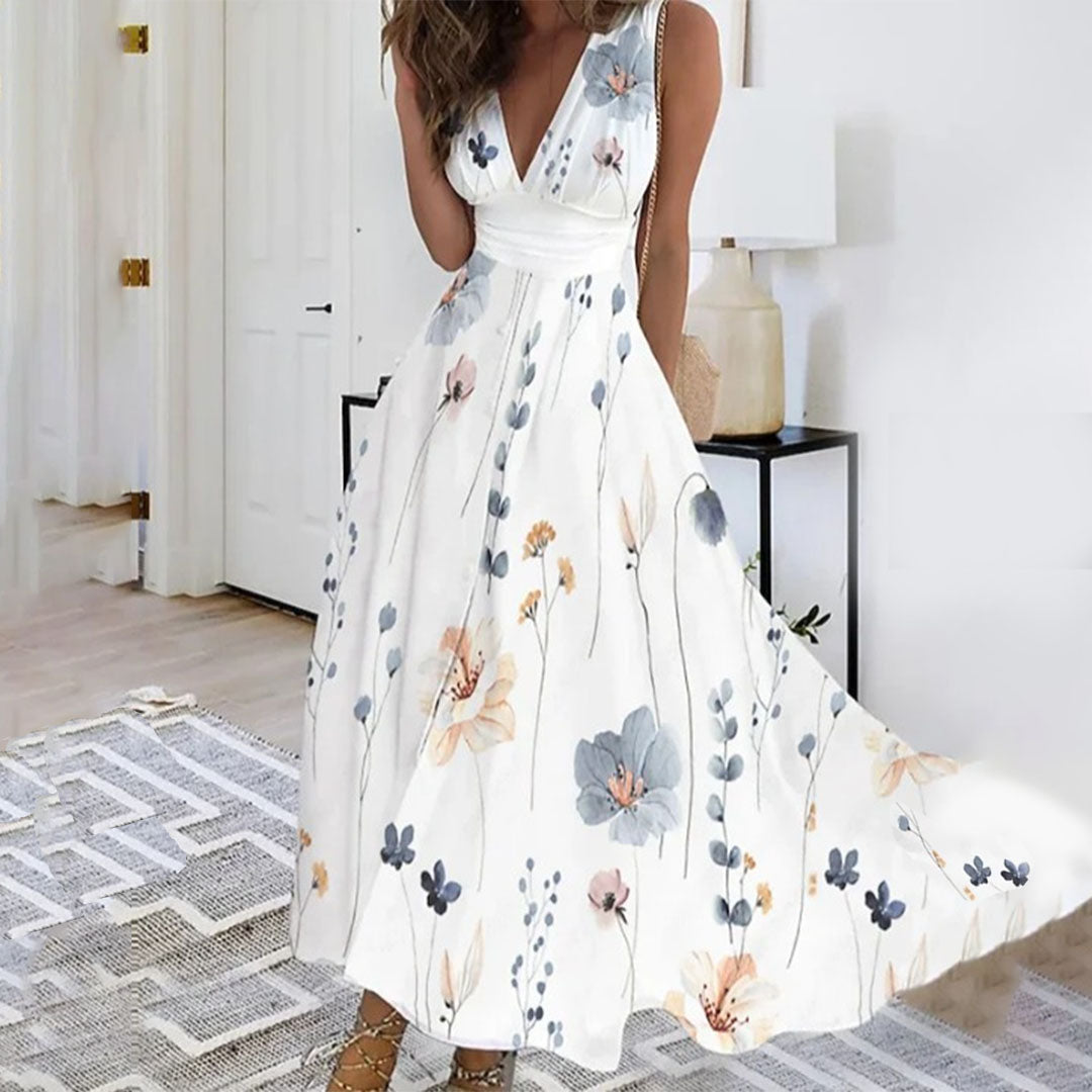 Sophia – Women Maxi Floral Dress - Image 3
