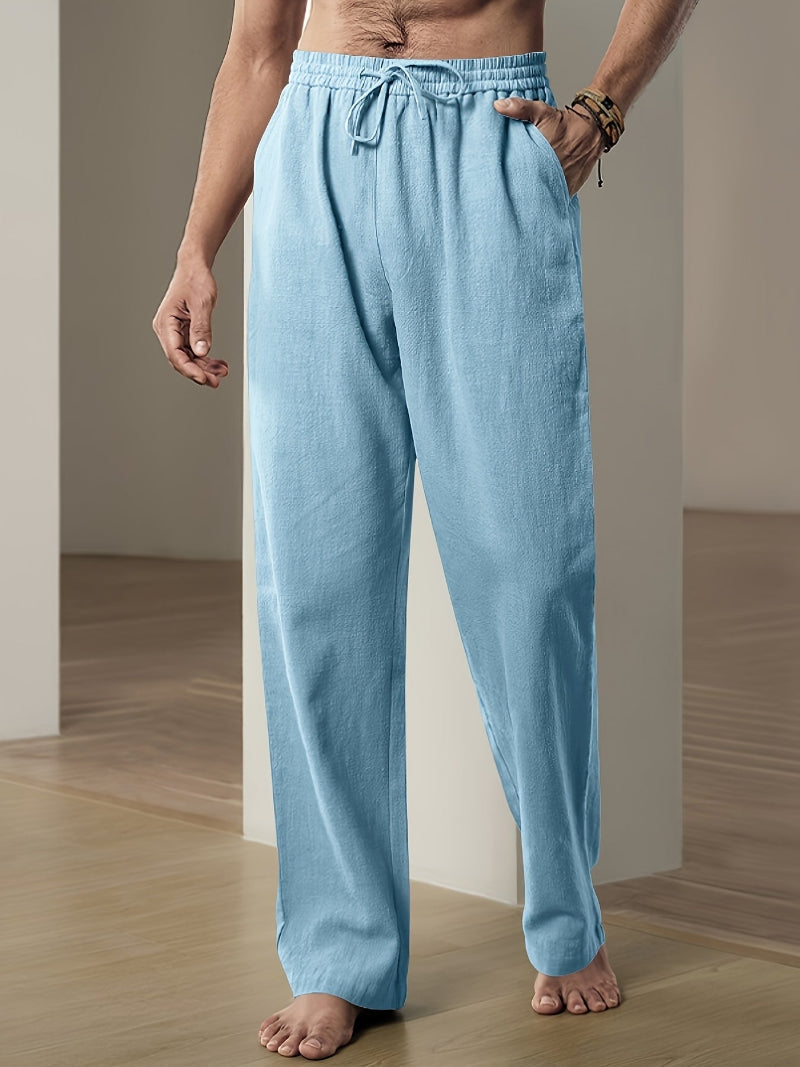 Noah – Elastic Waist Drawstring Pants - Image 7