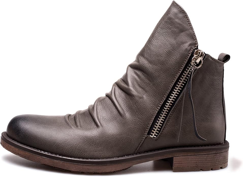 Herren Stiefeletten mit Reißverschluss und weichem Fall | J&B - 5 - Jasminaboutique.com