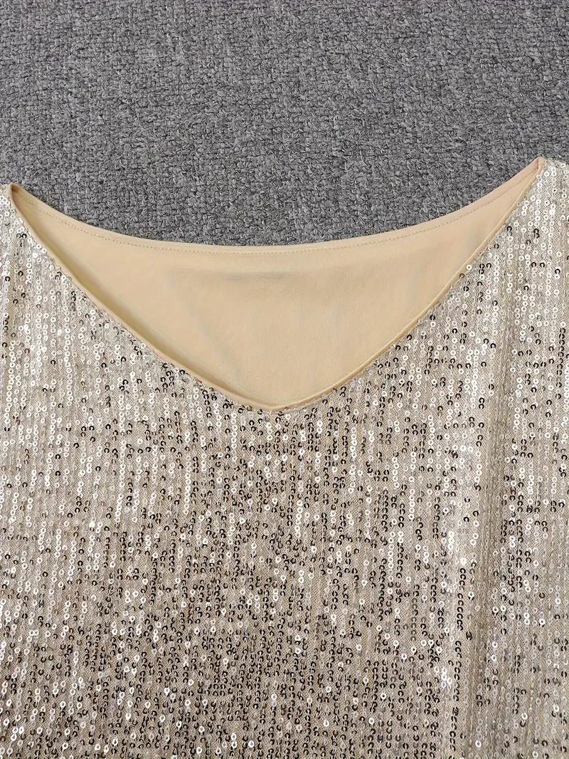 Sophie – Women Off-Shoulder Sequin Dress - Image 8