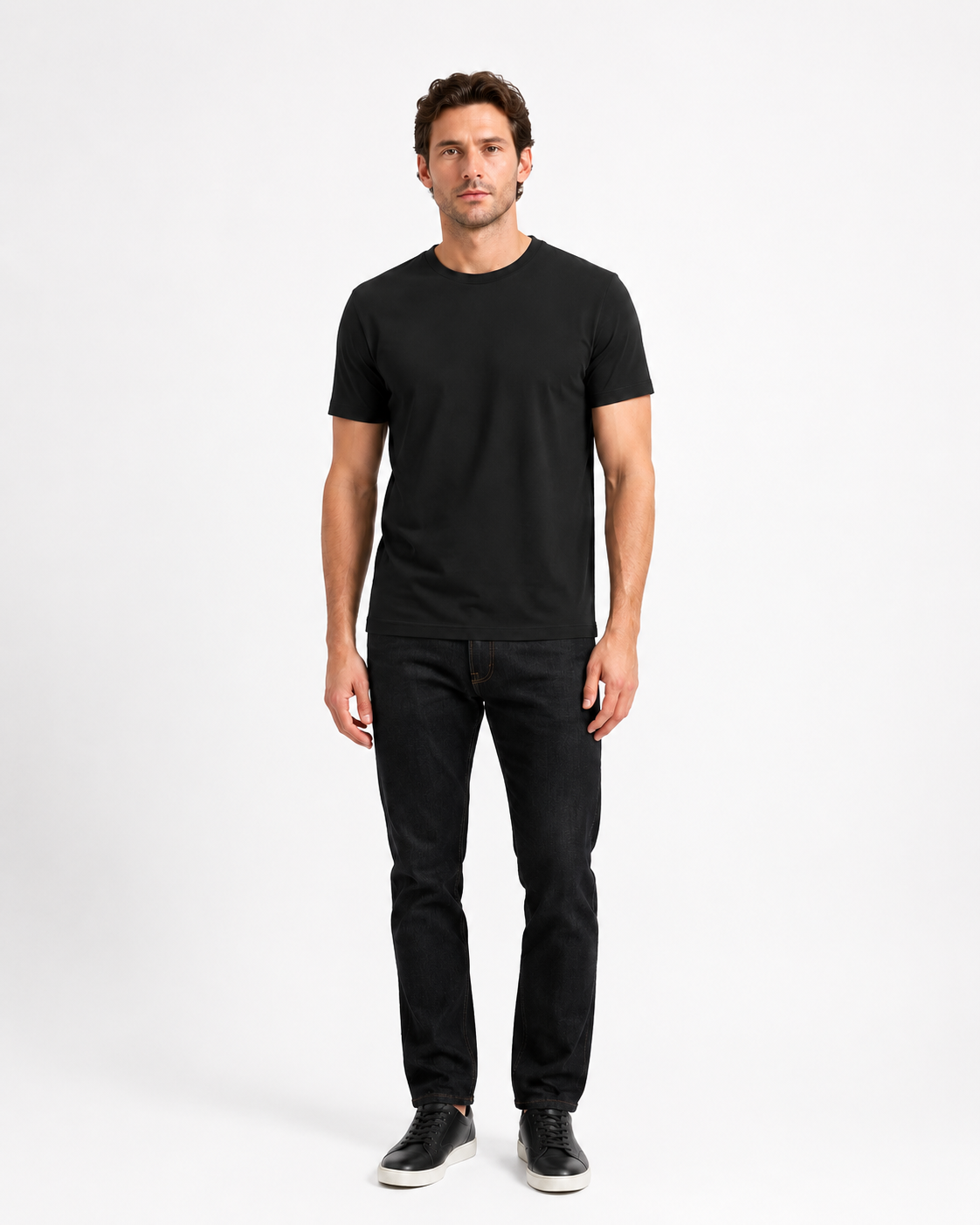 Regular Fit Crew Neck Cotton T-Shirt - Image 8