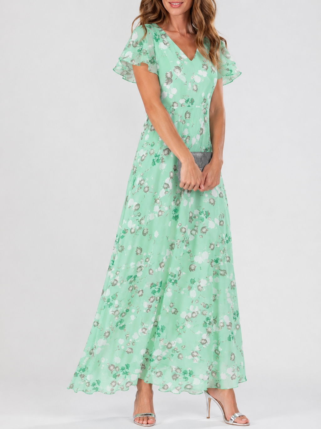 Lisa – Elegantes Maxikleid für Damen mit Bauchbedeckung