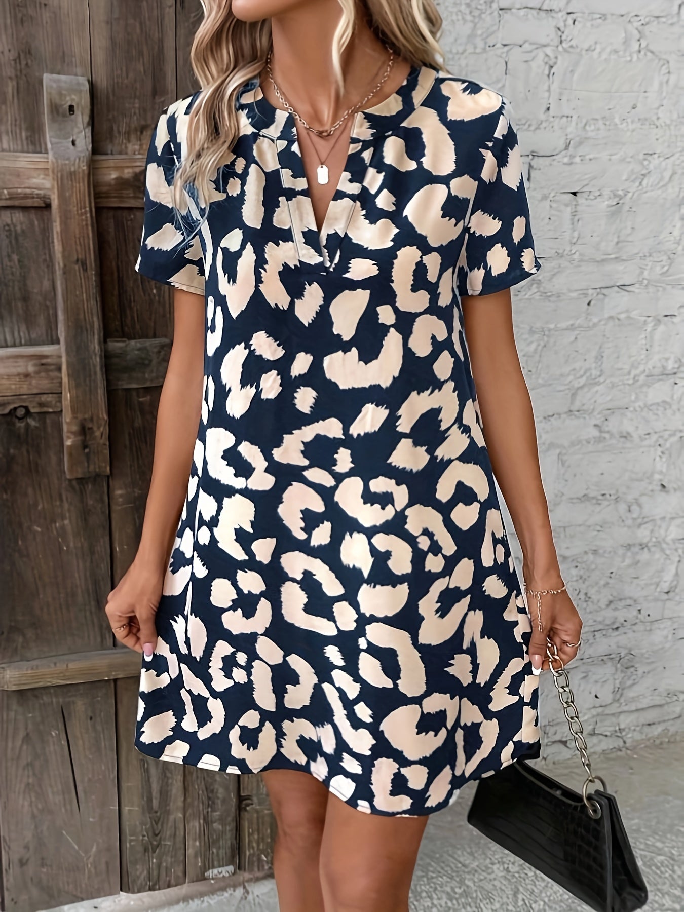 Ella – Women Casual Leopard Print Dress - Image 9