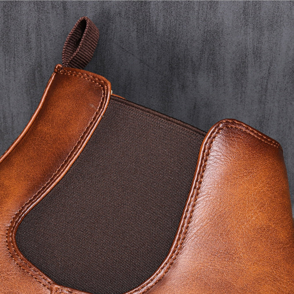 Chelsea Boots Herren braun mit elastischen Einsätzen | J&B - 3 - Jasminaboutique.com