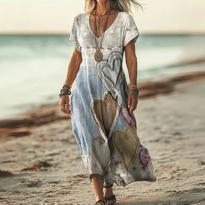 Cornelia – Floral Beach Dress - Image 1