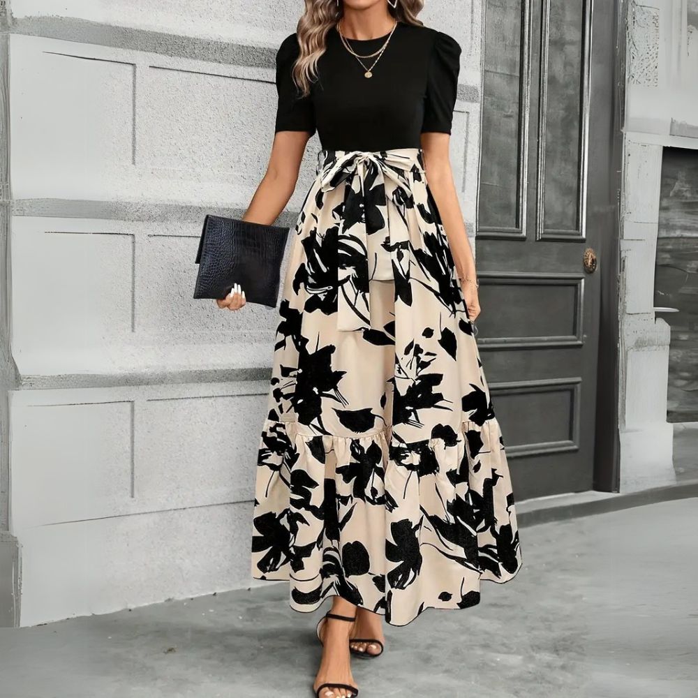 Lila – Women Floral Print Maxi Dress - Image 1