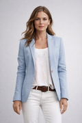 Blazer Women's Tailored Fit with Notched Lapels - Image 1